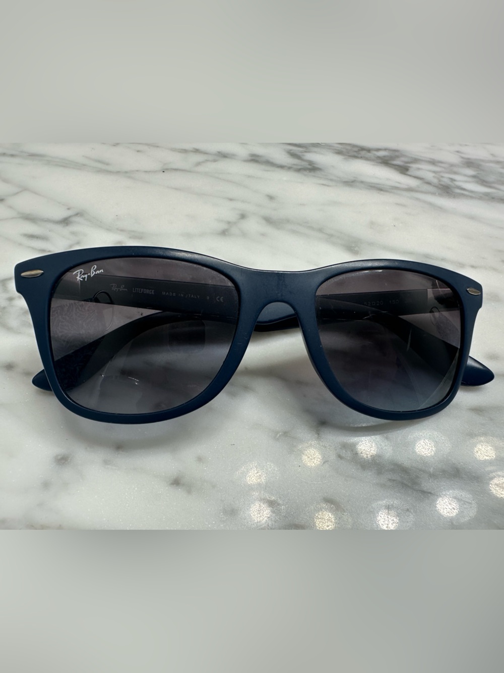 Ray-Ban liteforce Matte Navy Frame with Dark Gradient Lenses